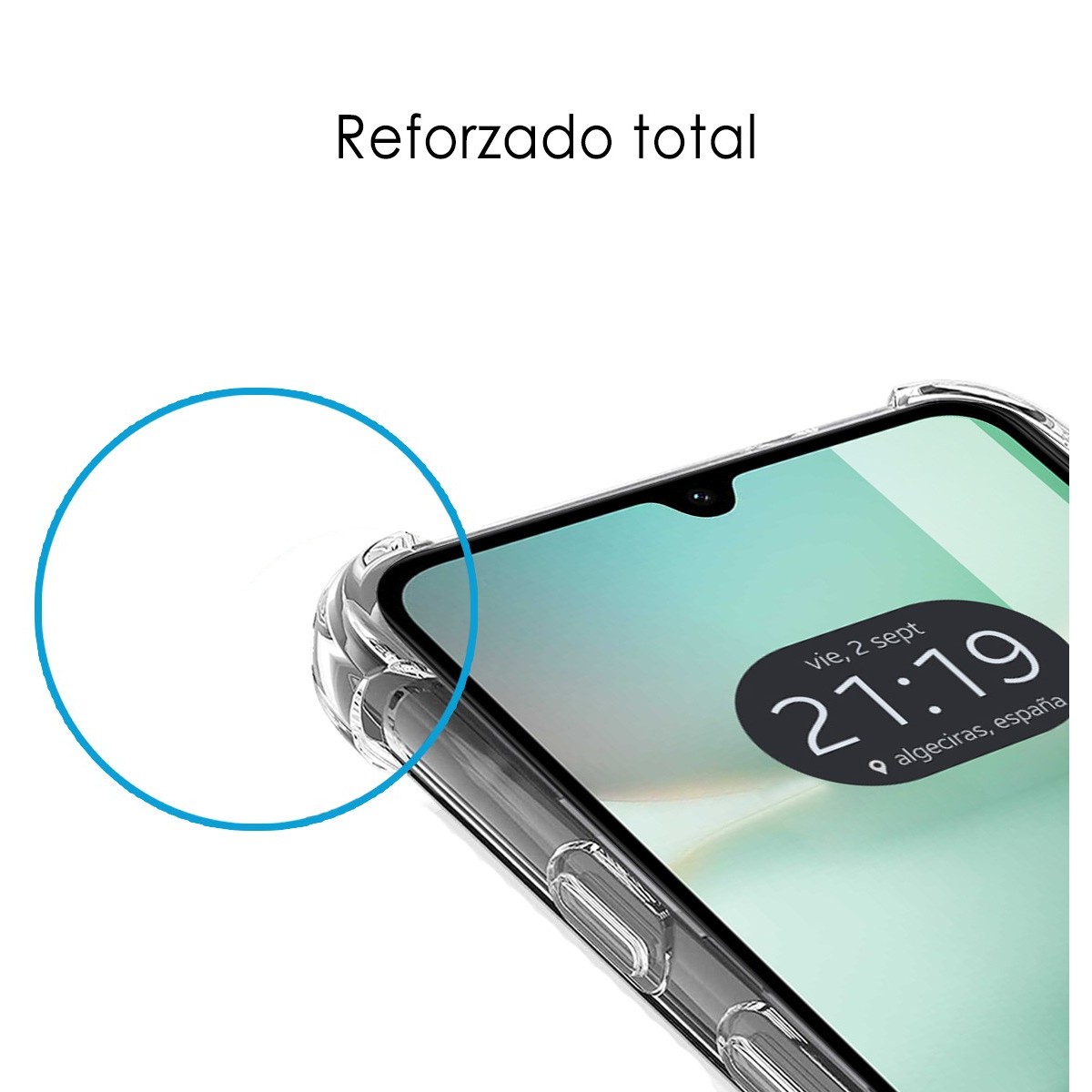 Funda Silicona Antigolpes Transparente para Xiaomi Redmi A5