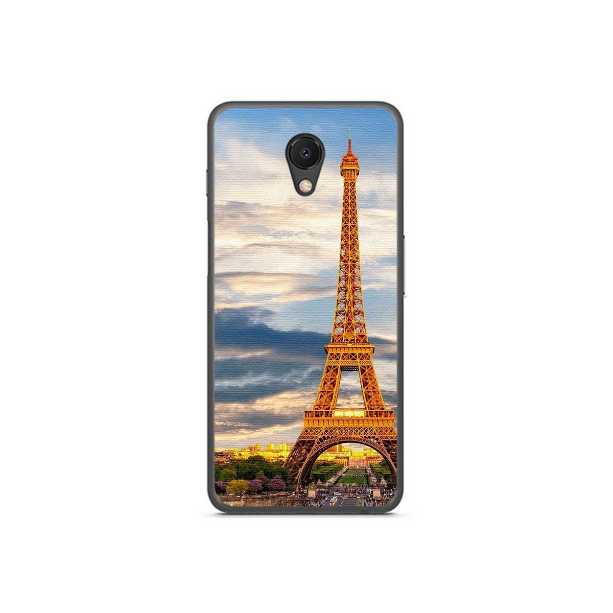 Funda Gel Tpu para Meizu M6S Diseño Paris Dibujos