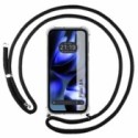 Funda Colgante Transparente para Google Pixel 9a 5G con Cordon Negro