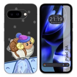 Funda Silicona Transparente para Google Pixel 9a 5G diseño Cabra Dibujos