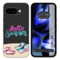 Funda Silicona Transparente para Google Pixel 9a 5G diseño Summer Dibujos