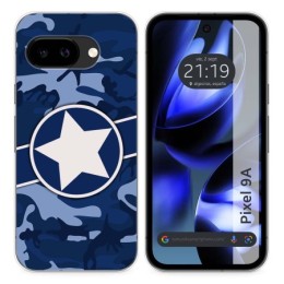 Funda Silicona para Google Pixel 9a 5G diseño Camuflaje 03 Dibujos