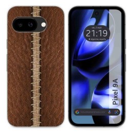 Funda Silicona para Google Pixel 9a 5G diseño Cuero 01 Dibujos
