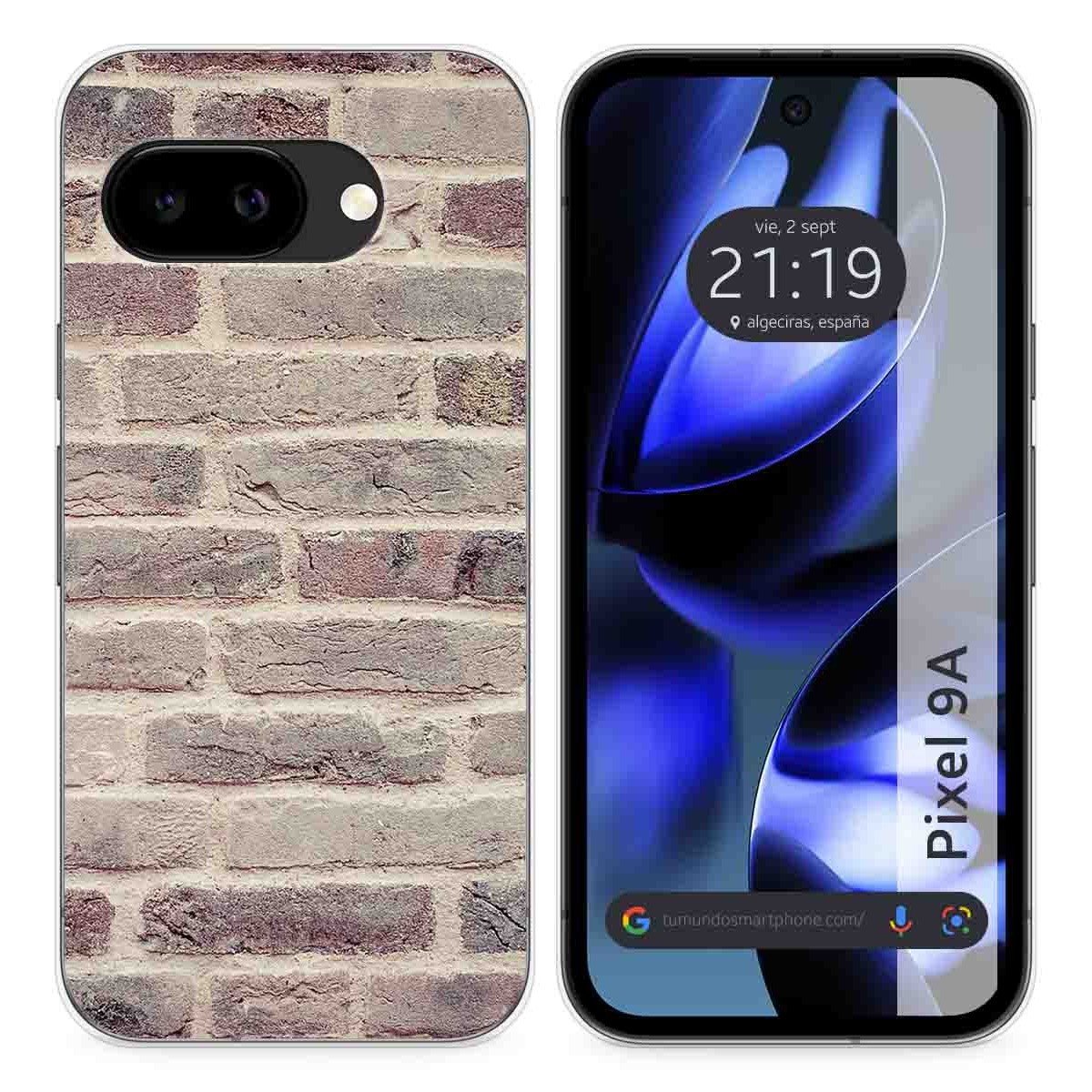 Funda Silicona para Google Pixel 9a 5G diseño Ladrillo 01 Dibujos