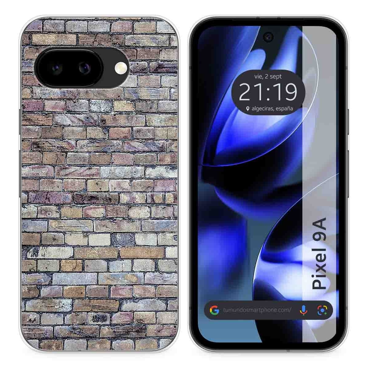Funda Silicona para Google Pixel 9a 5G diseño Ladrillo 02 Dibujos