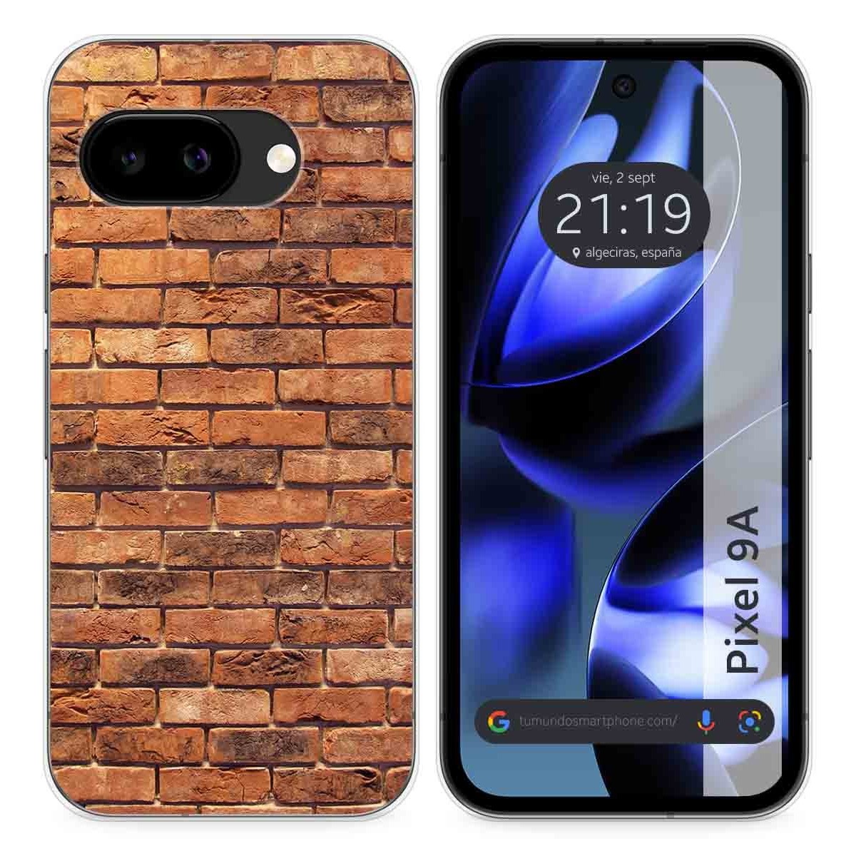 Funda Silicona para Google Pixel 9a 5G diseño Ladrillo 04 Dibujos