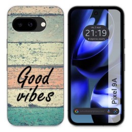 Funda Silicona para Google Pixel 9a 5G diseño Madera 01 Dibujos