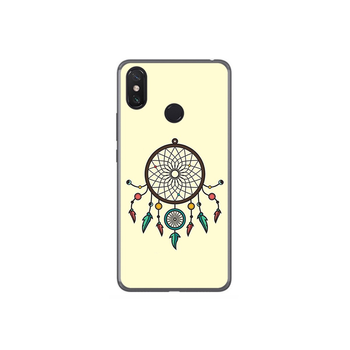 Funda Gel Tpu para Xiaomi Mi Max 3 Diseño Atrapasueños Dibujos