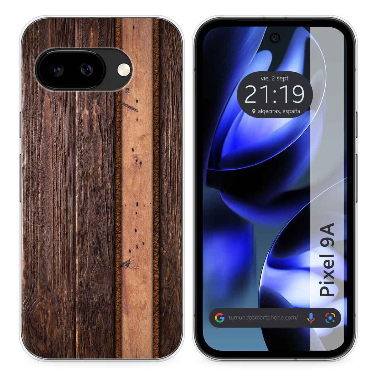 Funda Silicona para Google Pixel 9a 5G diseño Madera 05 Dibujos