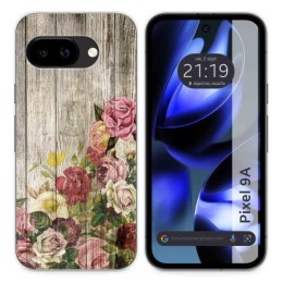 Funda Silicona para Google Pixel 9a 5G diseño Madera 08 Dibujos