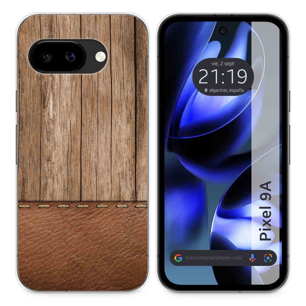 Funda Silicona para Google Pixel 9a 5G diseño Madera 09 Dibujos