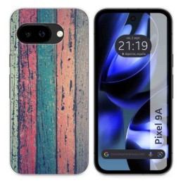 Funda Silicona para Google Pixel 9a 5G diseño Madera 10 Dibujos