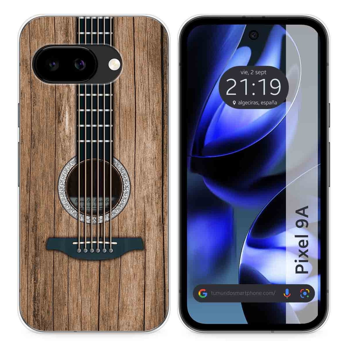 Funda Silicona para Google Pixel 9a 5G diseño Madera 11 Dibujos