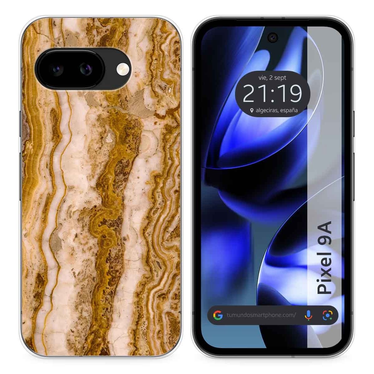 Funda Silicona para Google Pixel 9a 5G diseño Mármol 10 Dibujos