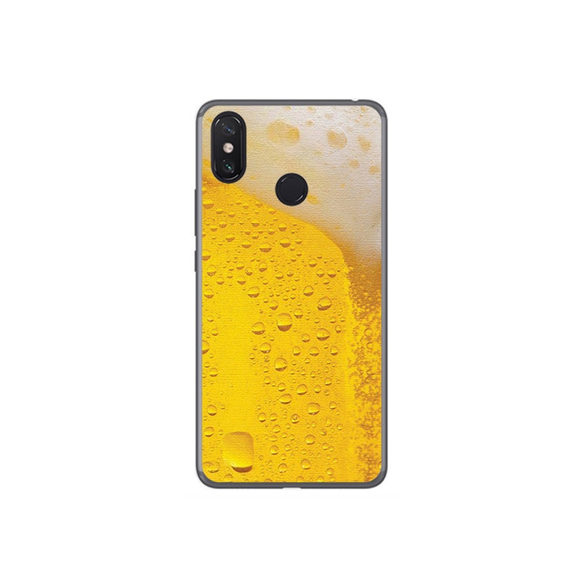 Funda Gel Tpu para Xiaomi Mi Max 3 Diseño Cerveza Dibujos