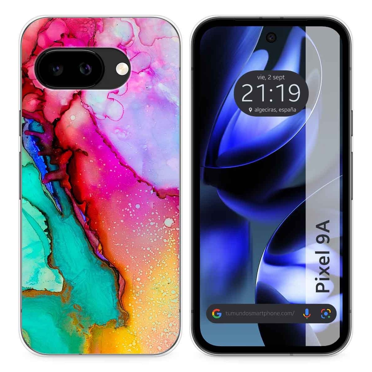 Funda Silicona para Google Pixel 9a 5G diseño Mármol 15 Dibujos