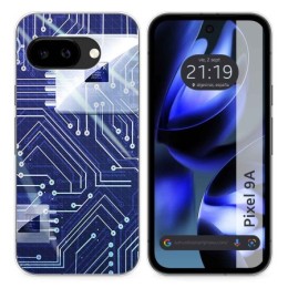 Funda Silicona para Google Pixel 9a 5G diseño Circuito Dibujos