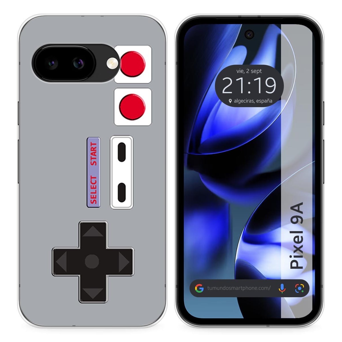 Funda Silicona para Google Pixel 9a 5G diseño Consola Dibujos