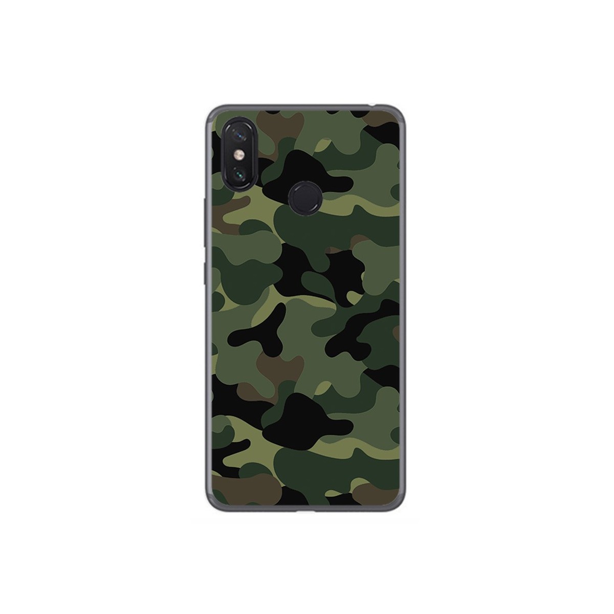 Funda Gel Tpu para Xiaomi Mi Max 3 Diseño Camuflaje Dibujos