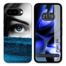 Funda Silicona para Google Pixel 9a 5G diseño Ojo Dibujos