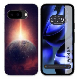 Funda Silicona para Google Pixel 9a 5G diseño Tierra Dibujos