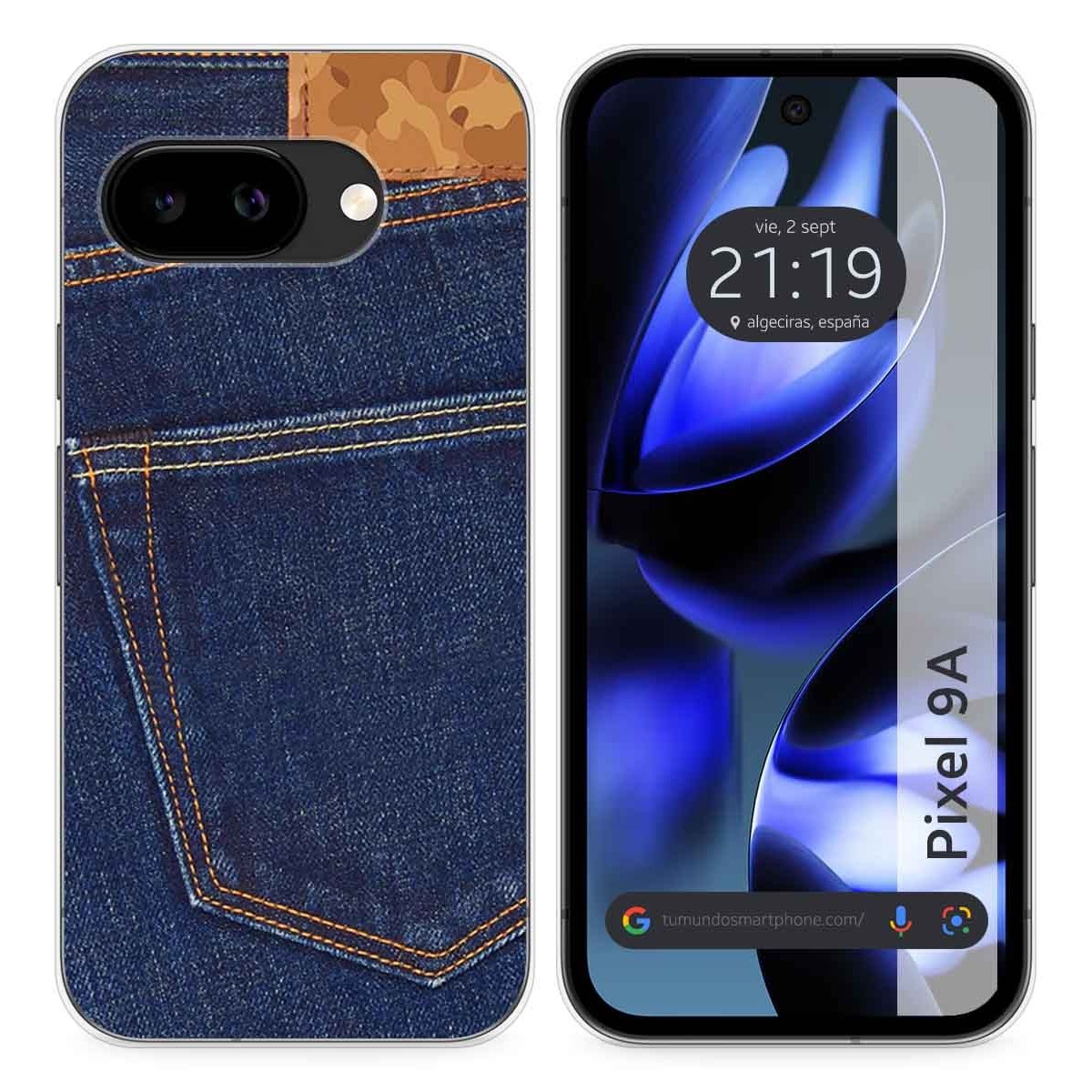 Funda Silicona para Google Pixel 9a 5G diseño Vaquero Dibujos
