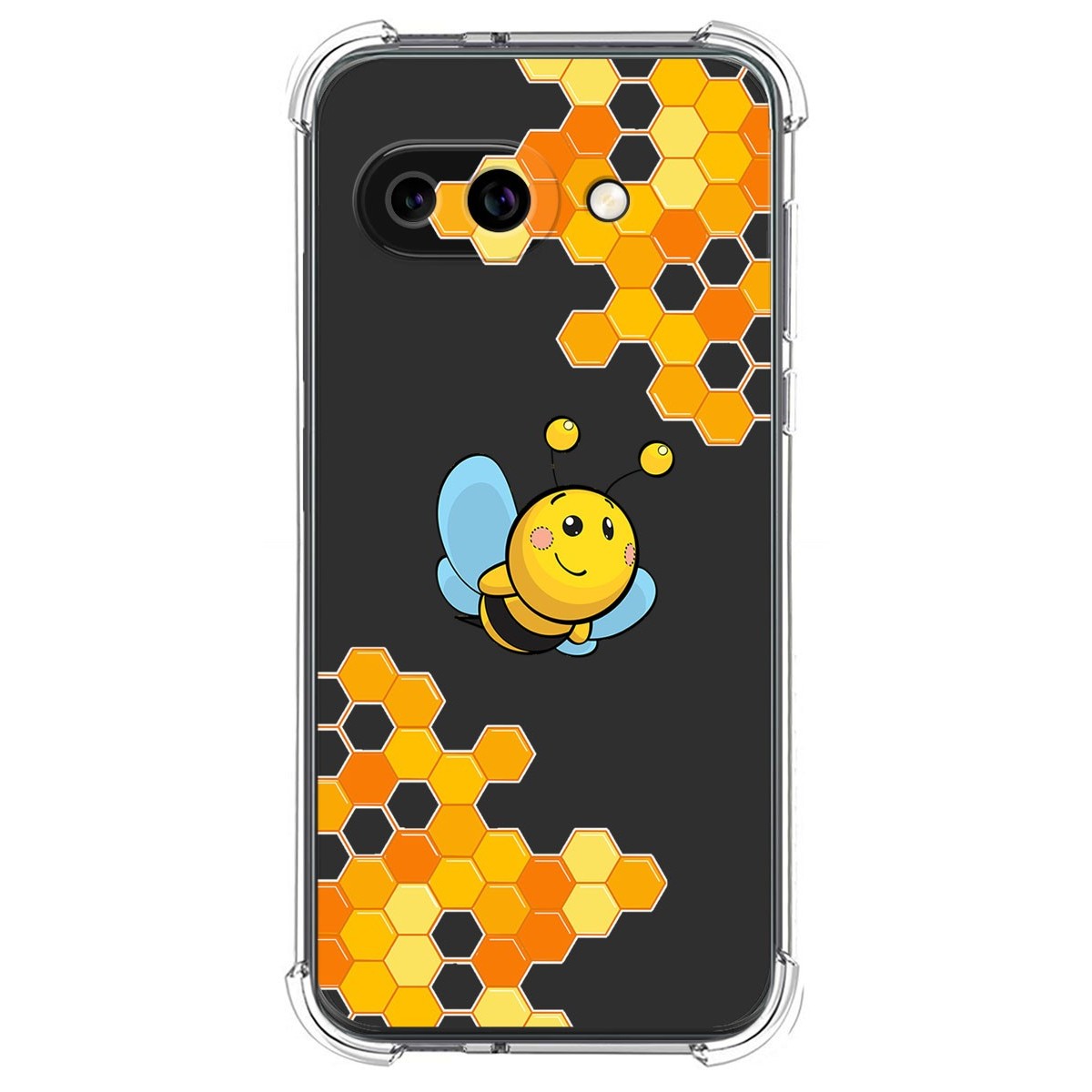 Funda Silicona Antigolpes para Google Pixel 9a 5G diseño Abeja Dibujos