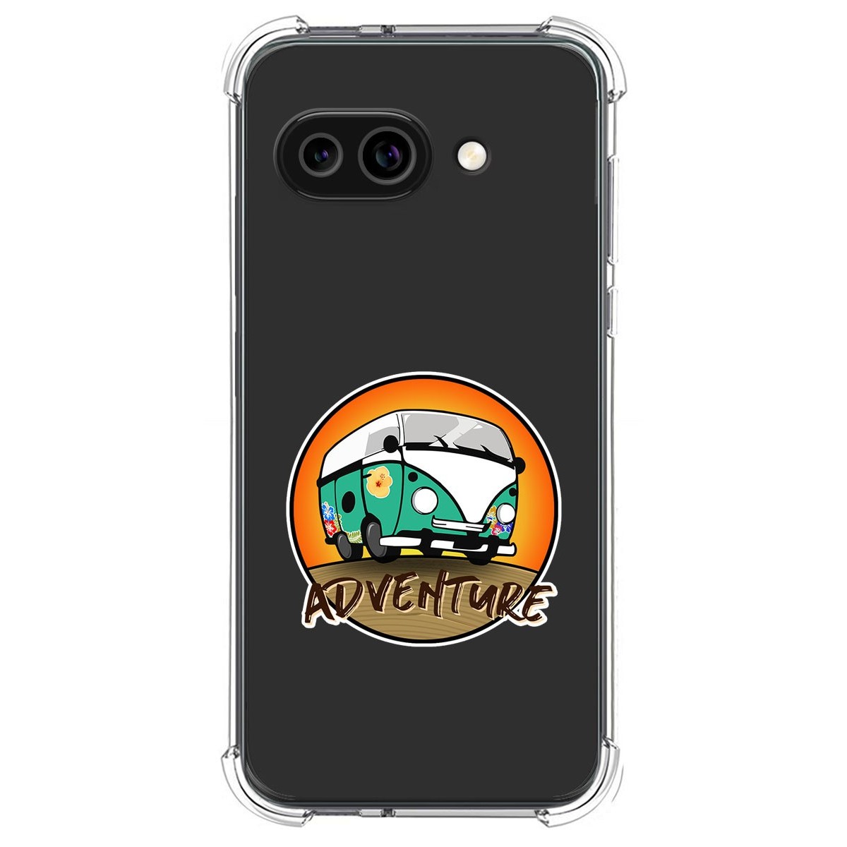 Funda Silicona Antigolpes para Google Pixel 9a 5G diseño Adventure Dibujos