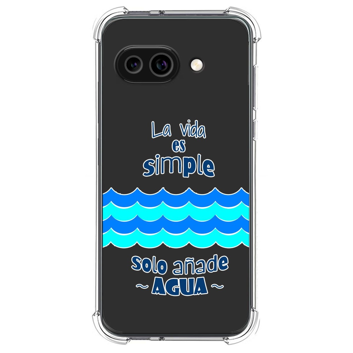 Funda Silicona Antigolpes para Google Pixel 9a 5G diseño Agua Dibujos