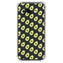 Funda Silicona Antigolpes para Google Pixel 9a 5G diseño Aguacate Dibujos