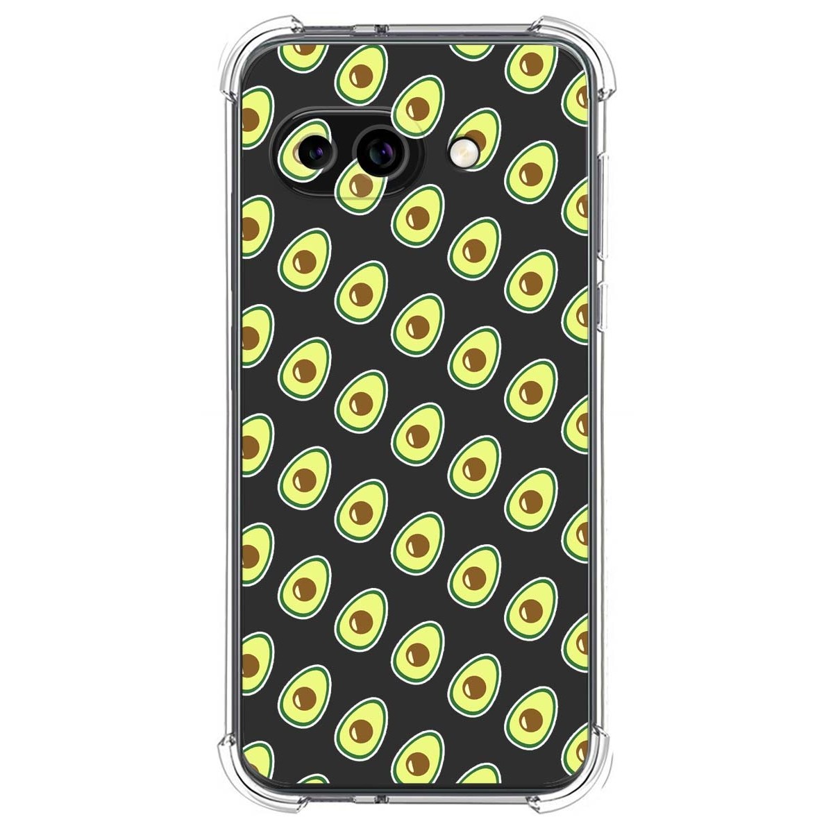 Funda Silicona Antigolpes para Google Pixel 9a 5G diseño Aguacate Dibujos