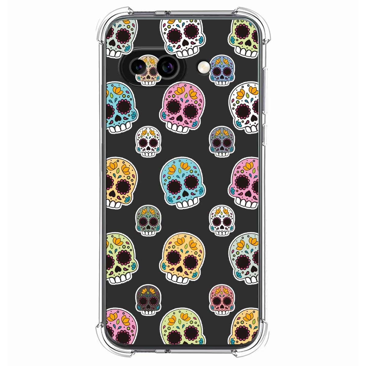 Funda Silicona Antigolpes para Google Pixel 9a 5G diseño Catrina Dibujos
