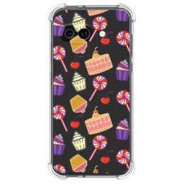 Funda Silicona Antigolpes para Google Pixel 9a 5G diseño Dulces 01 Dibujos