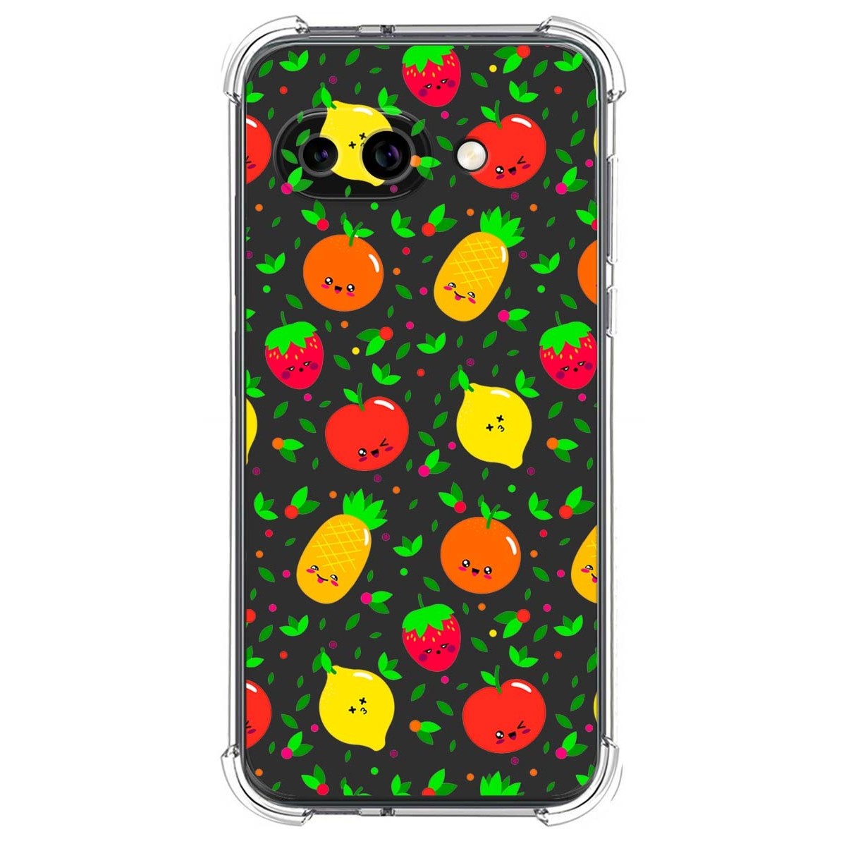 Funda Silicona Antigolpes para Google Pixel 9a 5G diseño Frutas 01 Dibujos