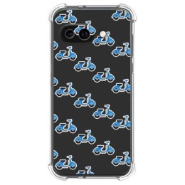 Funda Silicona Antigolpes para Google Pixel 9a 5G diseño Scooter Dibujos