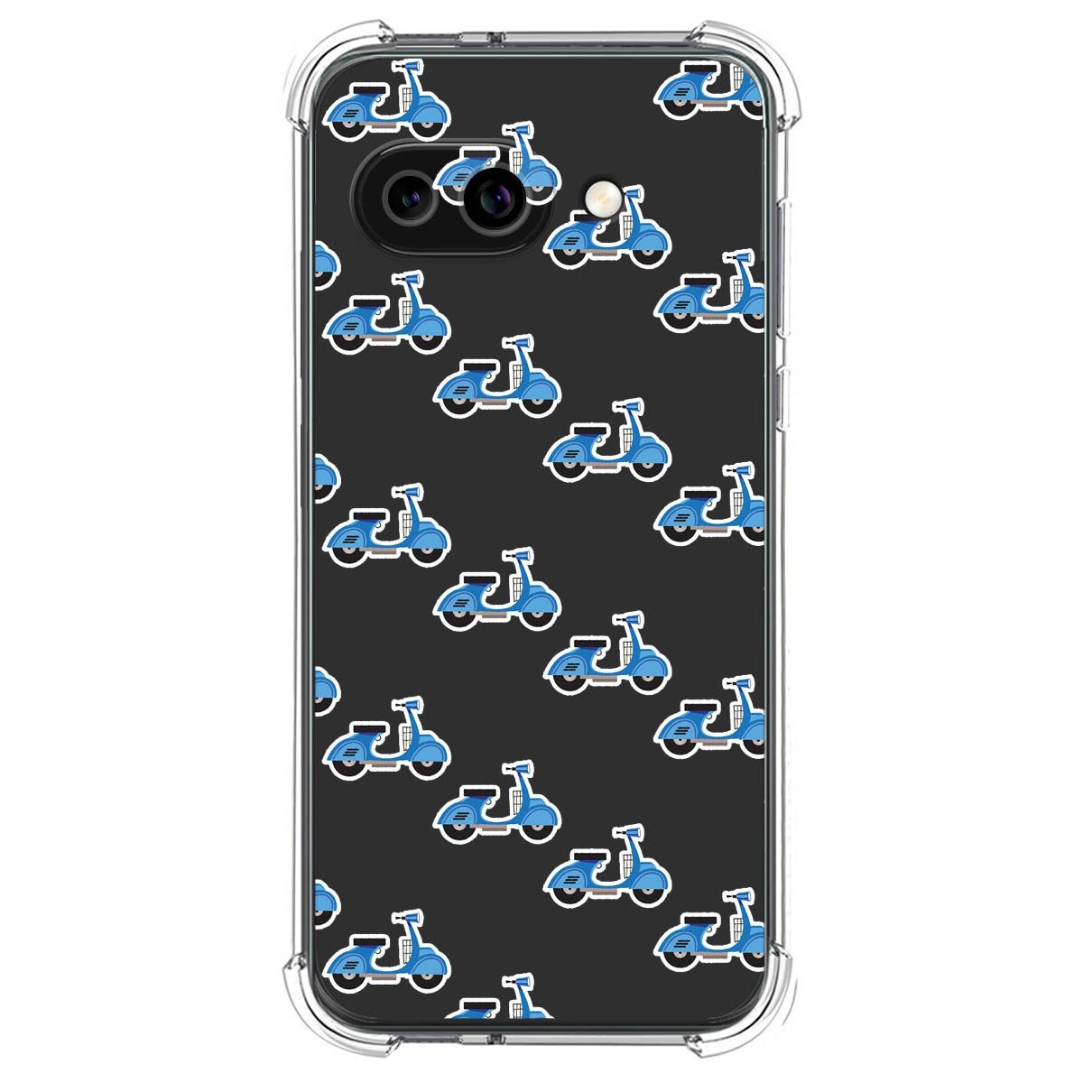 Funda Silicona Antigolpes para Google Pixel 9a 5G diseño Scooter Dibujos