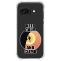 Funda Silicona Antigolpes para Google Pixel 9a 5G diseño Hombre Escalada Dibujos