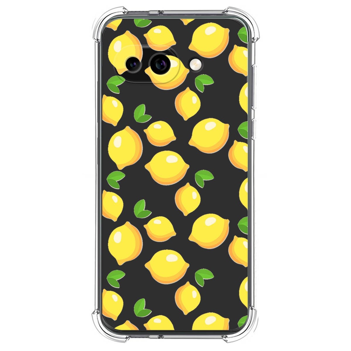 Funda Silicona Antigolpes para Google Pixel 9a 5G diseño Limones Dibujos