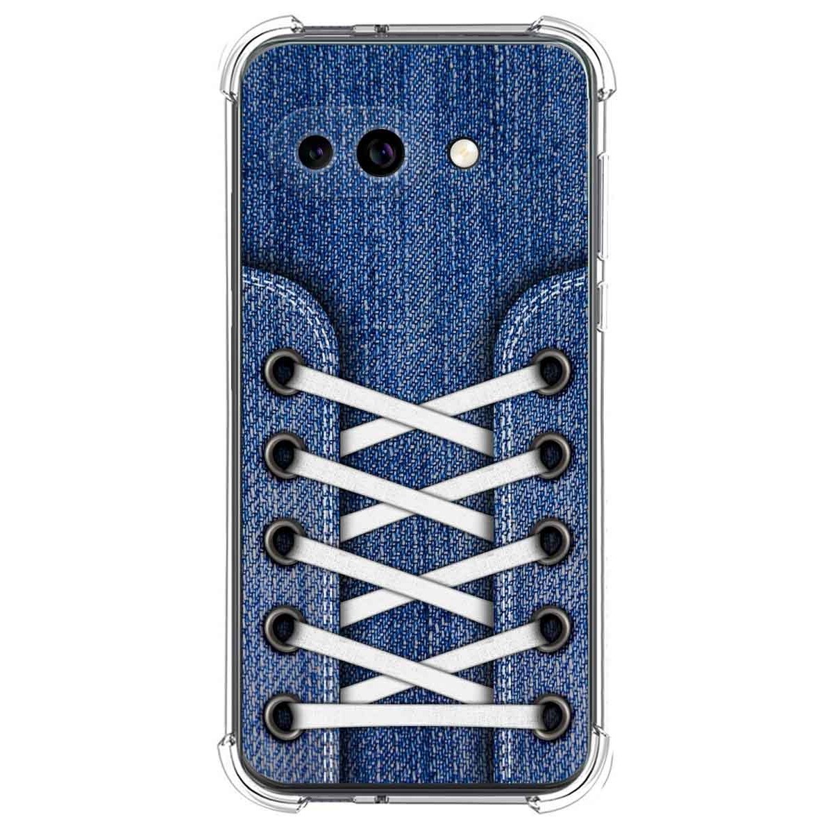 Funda Silicona Antigolpes para Google Pixel 9a 5G diseño Zapatillas 01 Dibujos