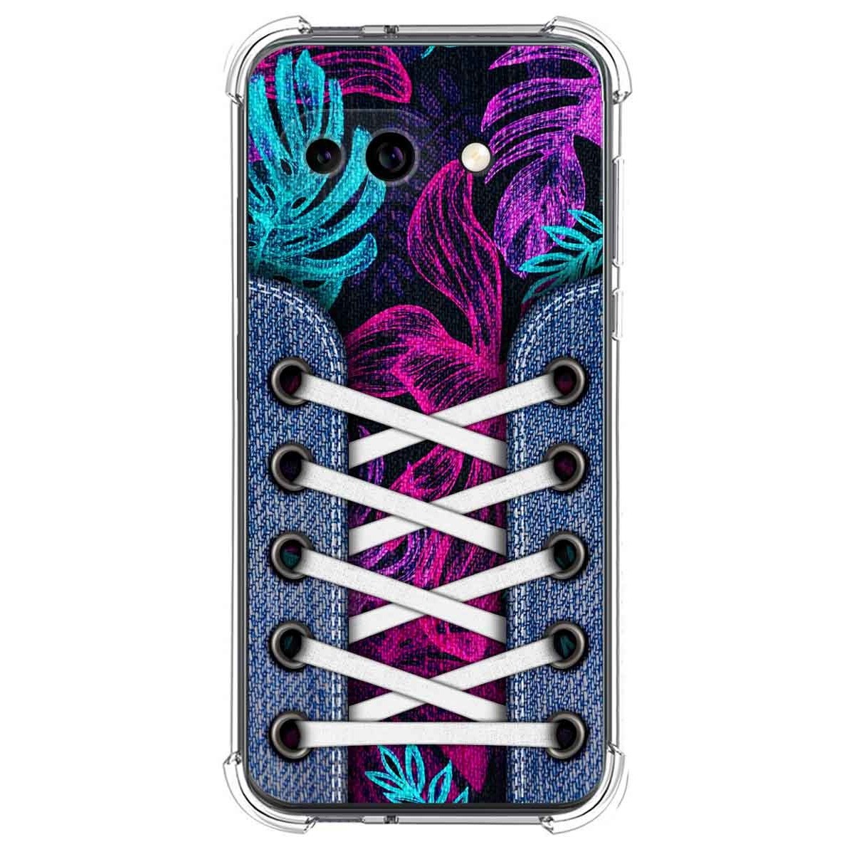 Funda Silicona Antigolpes para Google Pixel 9a 5G diseño Zapatillas 07 Dibujos