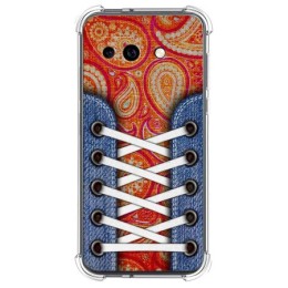 Funda Silicona Antigolpes para Google Pixel 9a 5G diseño Zapatillas 10 Dibujos