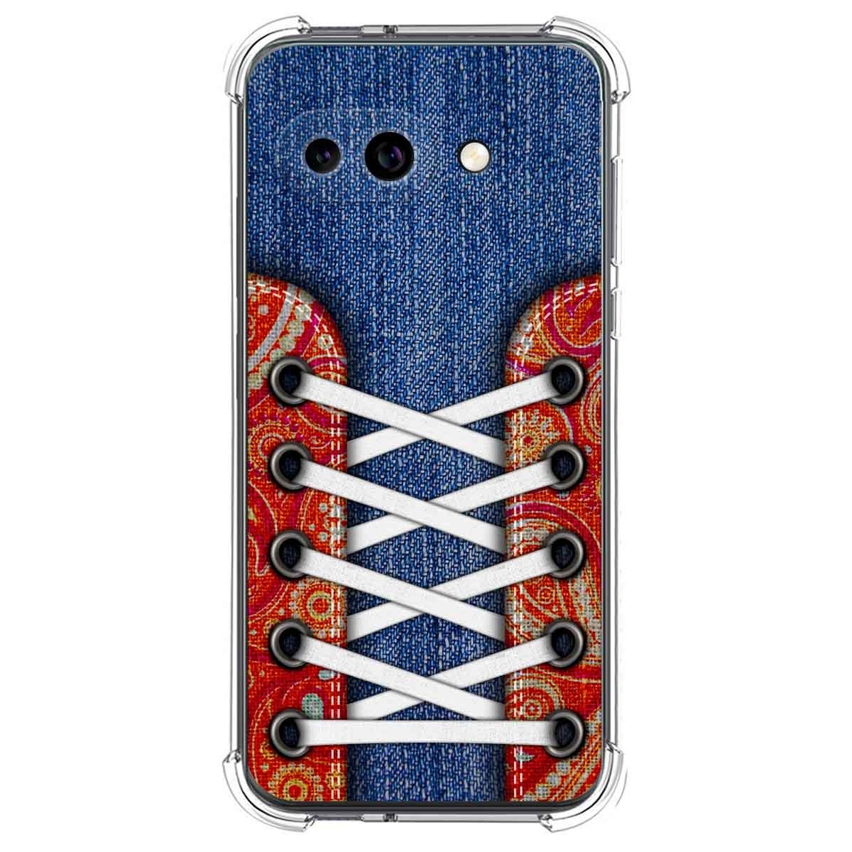 Funda Silicona Antigolpes para Google Pixel 9a 5G diseño Zapatillas 11 Dibujos