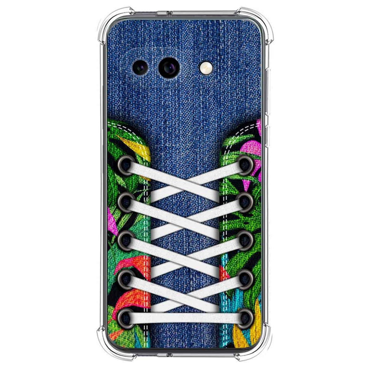 Funda Silicona Antigolpes para Google Pixel 9a 5G diseño Zapatillas 13 Dibujos