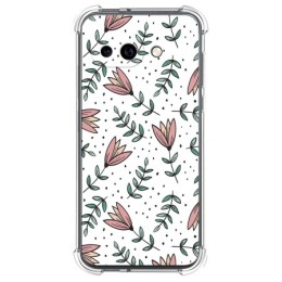 Funda Silicona Antigolpes para Google Pixel 9a 5G diseño Flores 01 Dibujos