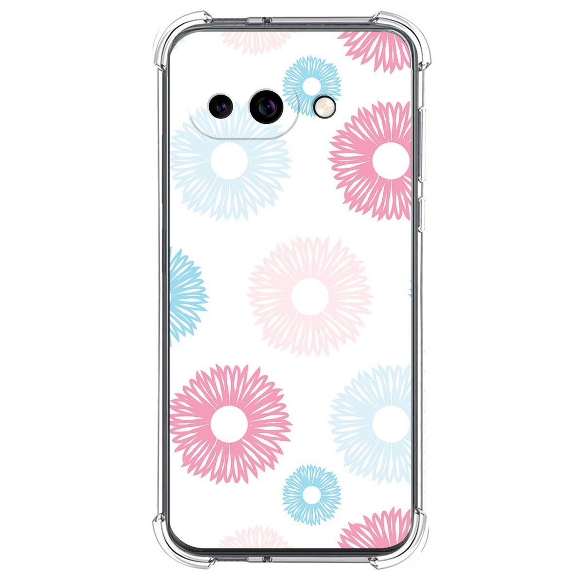 Funda Silicona Antigolpes para Google Pixel 9a 5G diseño Flores 06 Dibujos