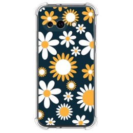 Funda Silicona Antigolpes para Google Pixel 9a 5G diseño Flores 08 Dibujos