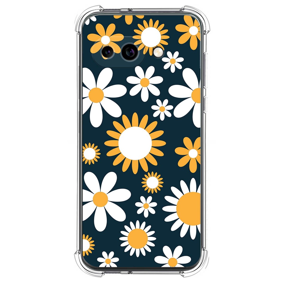 Funda Silicona Antigolpes para Google Pixel 9a 5G diseño Flores 08 Dibujos