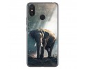 Funda Gel Tpu para Xiaomi Mi Max 3 Diseño Elefante Dibujos