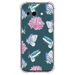 Funda Silicona Antigolpes para Google Pixel 9a 5G diseño Flores 10 Dibujos