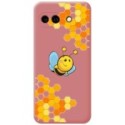 Funda Silicona Líquida Rosa para Google Pixel 9a 5G diseño Abeja Dibujos